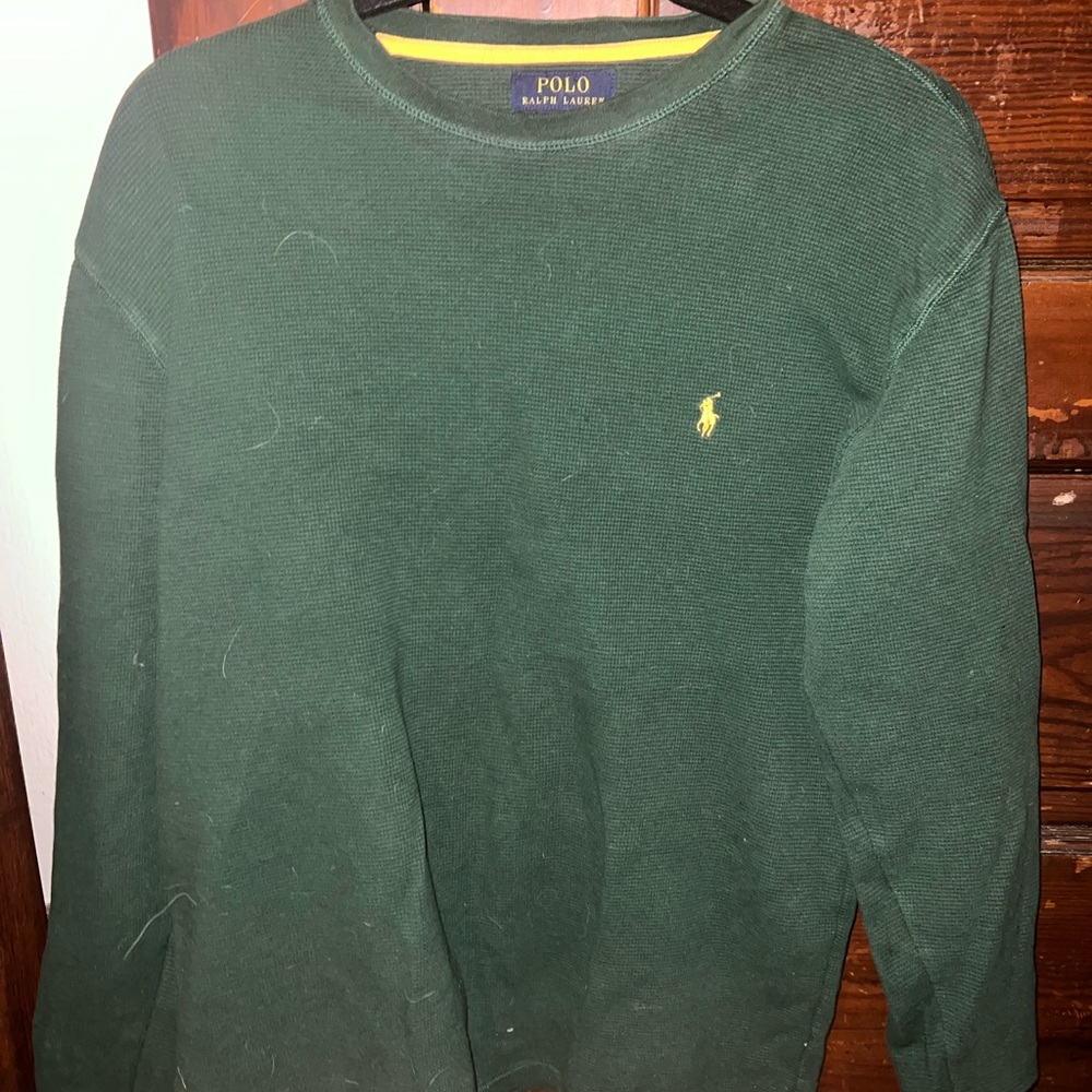 Men’s polo thermal long sleeve